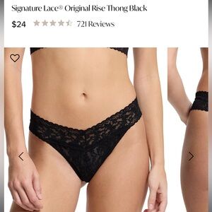 Hanky Panky Original black thong